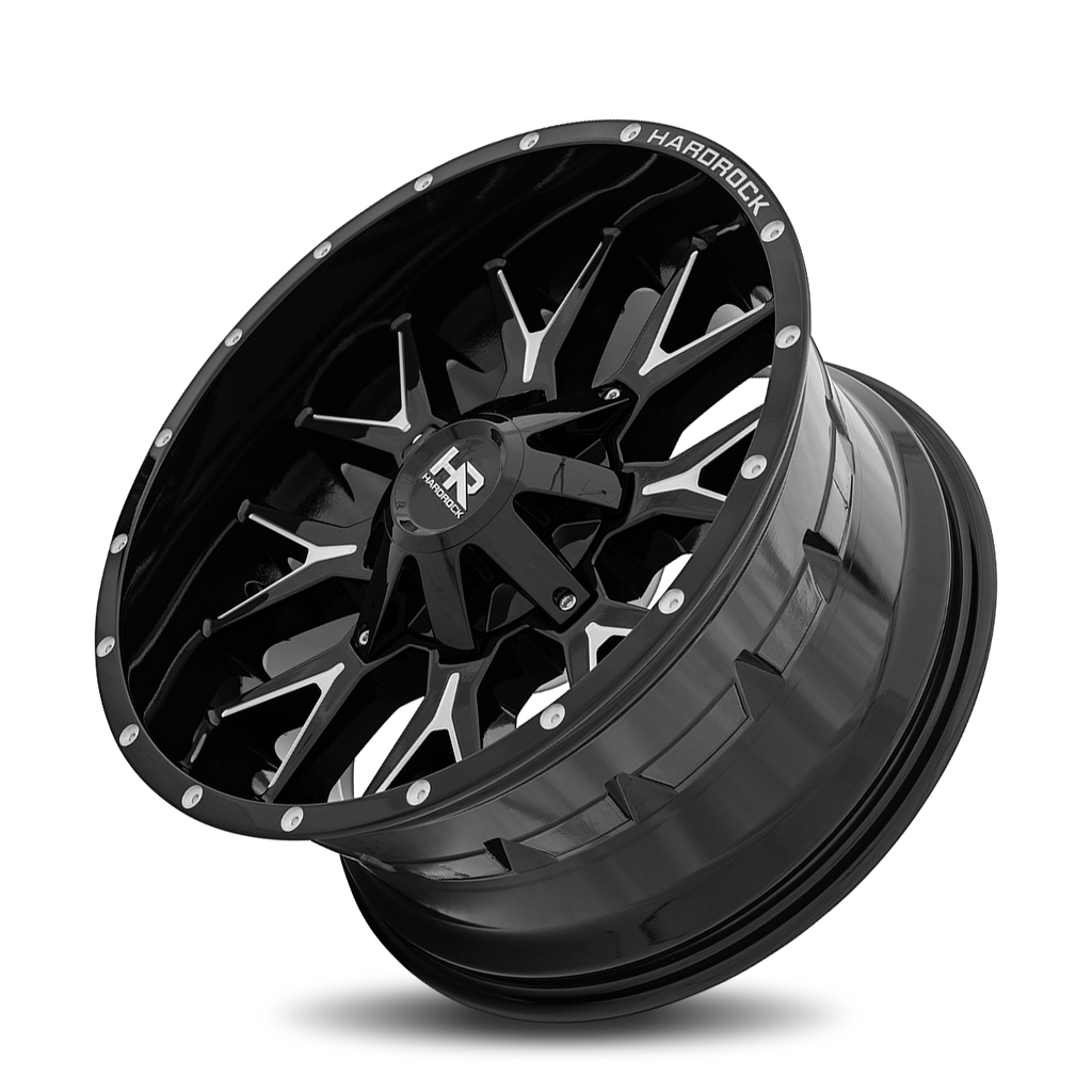 Aluminum Wheels Affliction 20x9 Blank 0 108 Gloss Black Milled Hardrock Offroad