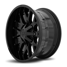 Load image into Gallery viewer, Aluminum Wheels Affliction 20x9 6x135/139.7 0 108 Gloss Black Hardrock Offroad