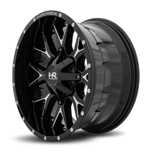 Load image into Gallery viewer, Aluminum Wheels Affliction 20x9 6x120/139.7 0 78.1 Gloss Black Milled Hardrock Offroad