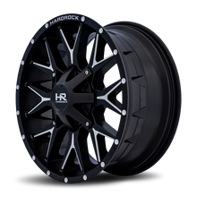 Load image into Gallery viewer, Aluminum Wheels Affliction 20x9 5x150/139.7 18 110.3 Satin Black Milled Hardrock Offroad