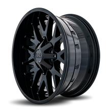 Load image into Gallery viewer, Aluminum Wheels Affliction 22x10 Blank -19 87 Gloss Black Hardrock Offroad