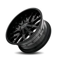 Load image into Gallery viewer, Aluminum Wheels Affliction 22x10 Blank -19 87 Gloss Black Hardrock Offroad