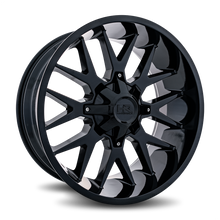 Load image into Gallery viewer, Aluminum Wheels Affliction 22x10 6x135/139.7 -19 108 Gloss Black Hardrock Offroad