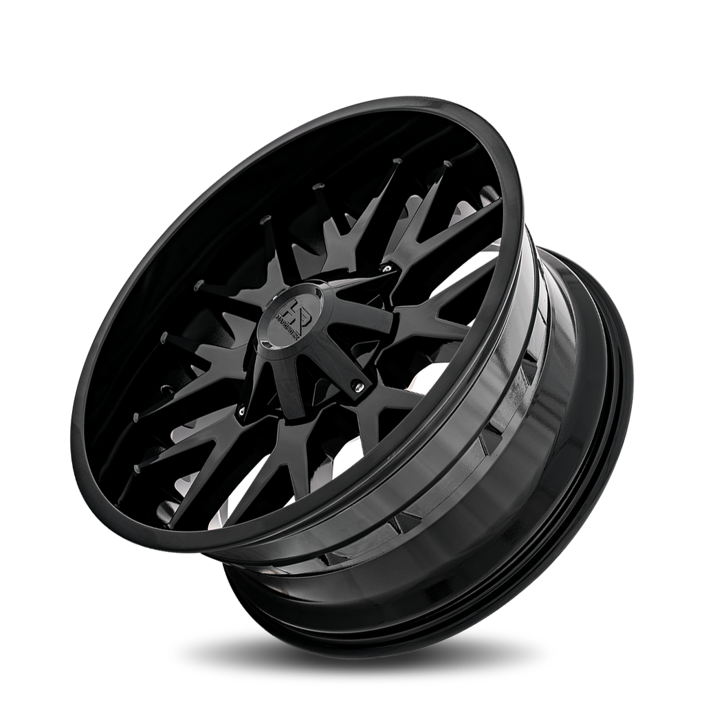 Aluminum Wheels Affliction 22x10 6x135/139.7 -19 108 Gloss Black Hardrock Offroad