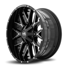 Load image into Gallery viewer, Aluminum Wheels Affliction 22x10 5x127/139.7 -19 87 Gloss Black Milled Hardrock Offroad