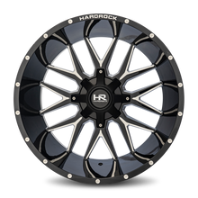 Load image into Gallery viewer, Aluminum Wheels Affliction 24x14 Blank -76 87 Gloss Black Milled Hardrock Offroad