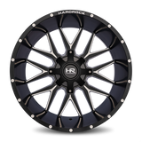 Aluminum Wheels Affliction 24x14 8x180 -76 124.3 Satin Black Milled Hardrock Offroad