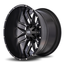 Load image into Gallery viewer, Aluminum Wheels Affliction 24x14 8x180 -76 124.3 Satin Black Milled Hardrock Offroad