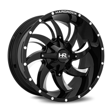 Load image into Gallery viewer, Aluminum Wheels Devious 20x10 6x135/139.7 -19 108 Gloss Black Milled Hardrock Offroad