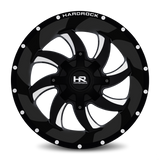 Aluminum Wheels Devious 20x12 6x135/139.7 -44 108 Gloss Black Milled Hardrock Offroad