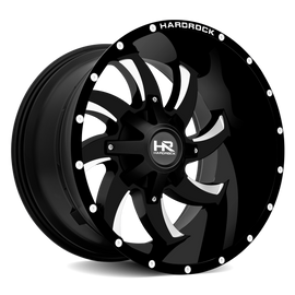 Aluminum Wheels Devious 20x12 6x135/139.7 -44 108 Gloss Black Milled Hardrock Offroad