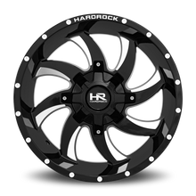 Load image into Gallery viewer, Aluminum Wheels Devious 22x10 6x135/139.7 -19 108 Gloss Black Milled Hardrock Offroad