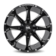 Load image into Gallery viewer, Aluminum Wheels Hardcore 20x12 5x127/139.7 -44 87 Gloss Black Milled Hardrock Offroad