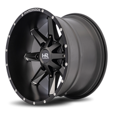 Load image into Gallery viewer, Aluminum Wheels Hardcore 20x12 8x165.1 -44 125.2 Satin Black Milled Hardrock Offroad