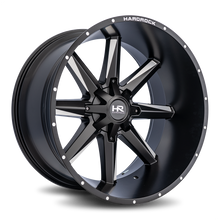 Load image into Gallery viewer, Aluminum Wheels Hardcore 26x14 8x170 -76 125.2 Satin Black Milled Hardrock Offroad