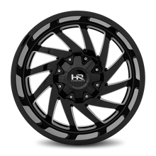 Load image into Gallery viewer, Aluminum Wheels Crusher 20x10 5x127/139.7 -19 87 Gloss Black Hardrock Offroad