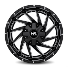 Load image into Gallery viewer, Aluminum Wheels Crusher 20x9 5x127/139.7 0 87 Gloss Black Milled Hardrock Offroad