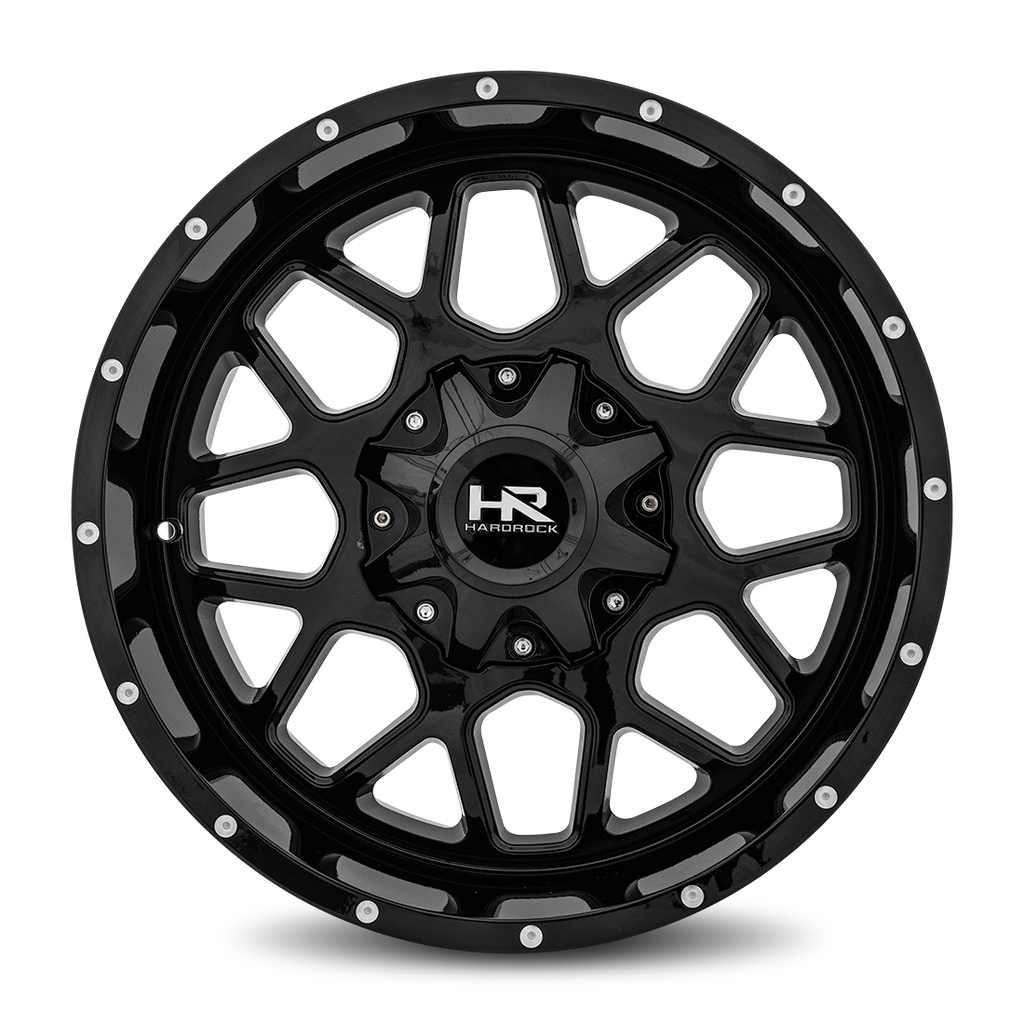 Aluminum Wheels Gunner 20x10 6x135/139.7 -19 108 Gloss Black Hardrock Offroad