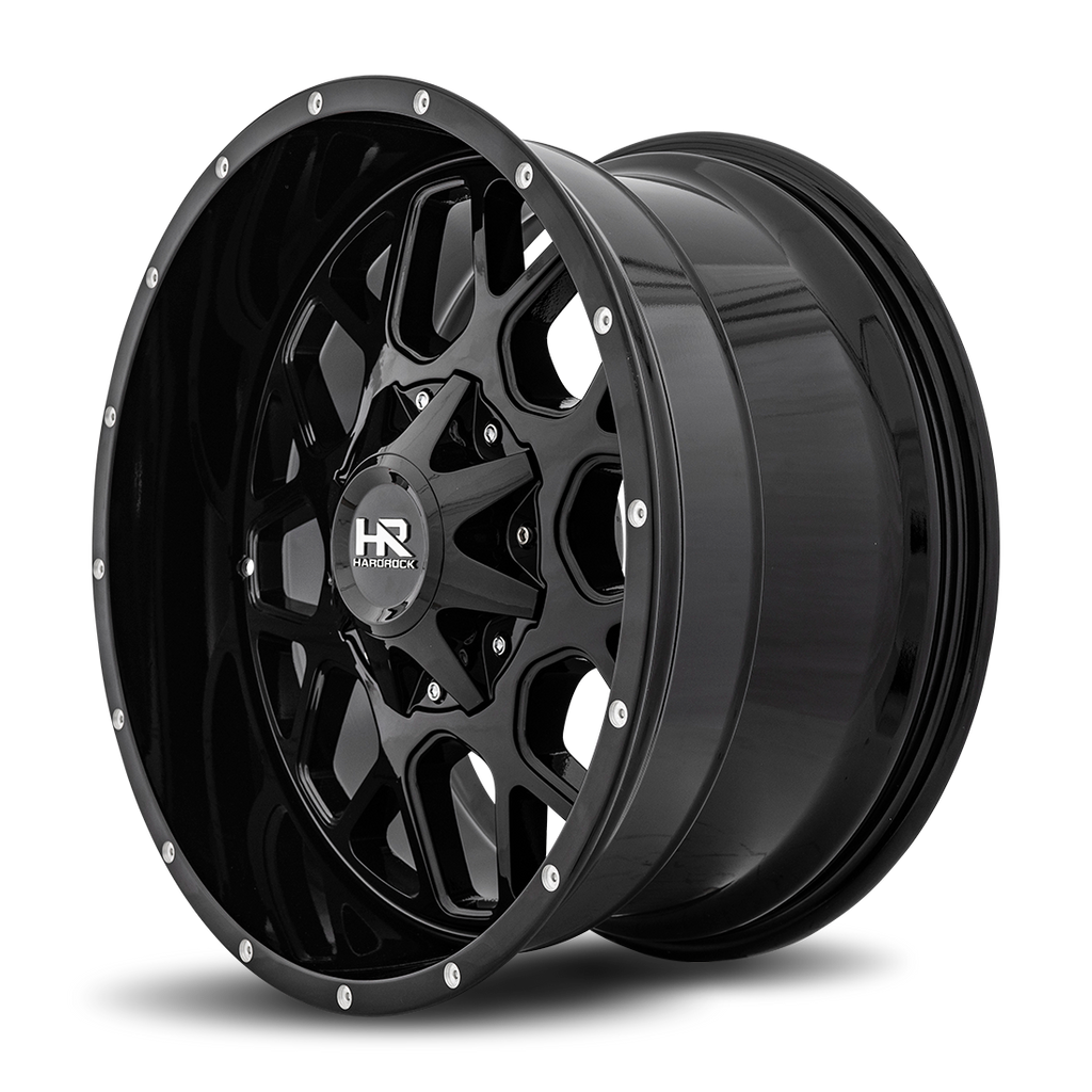 Aluminum Wheels Gunner 20x10 6x135/139.7 -19 108 Gloss Black Hardrock Offroad