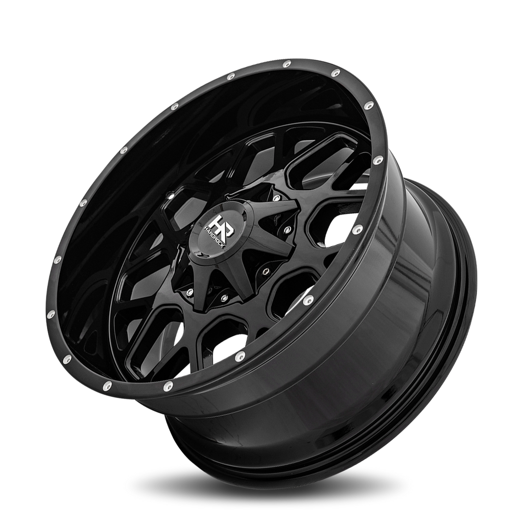 Aluminum Wheels Gunner 20x10 6x135/139.7 -19 108 Gloss Black Hardrock Offroad