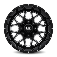 Load image into Gallery viewer, Aluminum Wheels Gunner 20x12 6x135/139.7 -44 108 Gloss Black Milled Hardrock Offroad