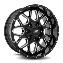 Load image into Gallery viewer, Aluminum Wheels Gunner 20x9 6x135/139.7 0 108 Gloss Black Milled Hardrock Offroad