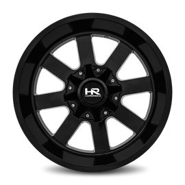 Aluminum Wheels Tank 20x12 5x127/139.7 -44 87 Gloss Black Hardrock Offroad