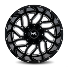 Load image into Gallery viewer, Aluminum Wheels Destroyer 20x12 6x135/139.7 -51 108 Gloss Black Milled Hardrock Offroad