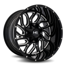 Load image into Gallery viewer, Aluminum Wheels Destroyer 20x12 6x135/139.7 -51 108 Gloss Black Milled Hardrock Offroad