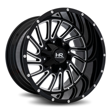 Load image into Gallery viewer, Aluminum Wheels Overdrive 20x12 6x135/139.7 -51 108 Gloss Black Milled Hardrock Offroad