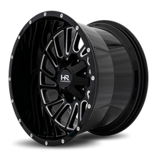 Load image into Gallery viewer, Aluminum Wheels Overdrive 20x12 6x135/139.7 -51 108 Gloss Black Milled Hardrock Offroad