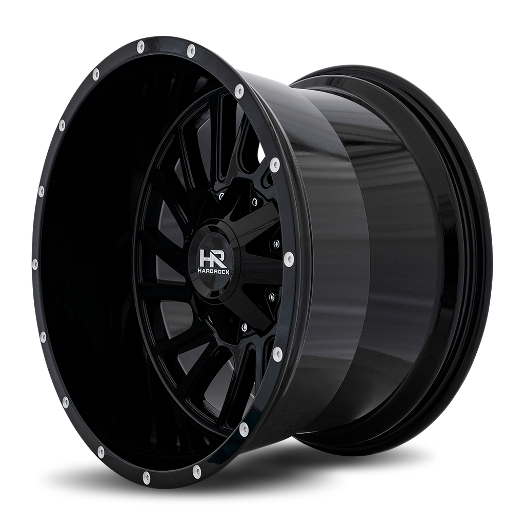 Aluminum Wheels Overdrive 20x12 6x135/139.7 -51 108 Gloss Black Hardrock Offroad