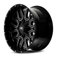 Load image into Gallery viewer, Aluminum Wheels Commander 20x10 6x135/139.7 -19 108 Gloss Black Milled Hardrock Offroad