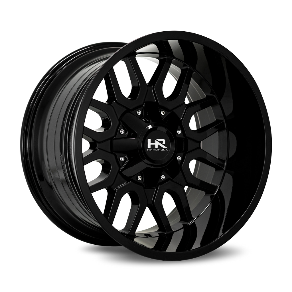 Aluminum Wheels Commander 20x12 6x135/139.7 -51 108 Gloss Black Hardrock Offroad