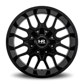 Aluminum Wheels Commander 20x12 8x165.1 -51 125.2 Gloss Black Hardrock Offroad