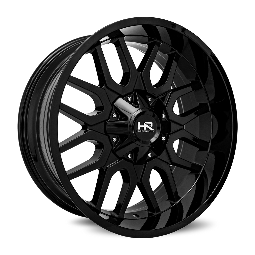 Aluminum Wheels Commander 22x10 6x135/139.7 -19 108 Gloss Black Hardrock Offroad