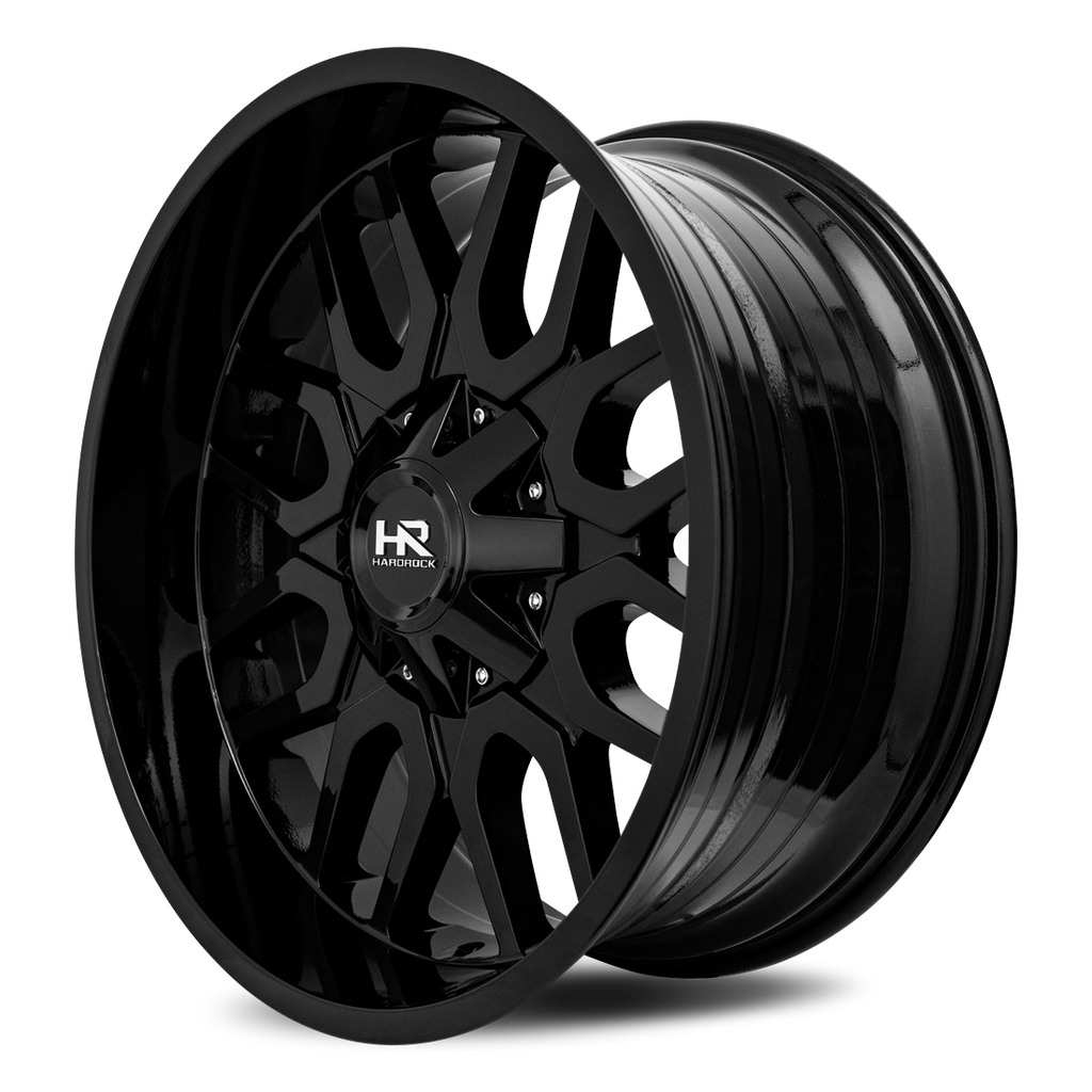 Aluminum Wheels Commander 22x10 6x135/139.7 -19 108 Gloss Black Hardrock Offroad