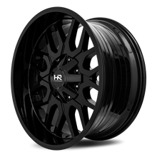 Load image into Gallery viewer, Aluminum Wheels Commander 22x10 6x135/139.7 -25 108 Gloss Black Hardrock Offroad