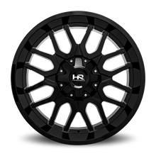 Load image into Gallery viewer, Aluminum Wheels Commander 22x10 5x127/139.7 -25 87 Gloss Black Hardrock Offroad