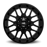 Aluminum Wheels Commander 22x10 5x127/139.7 -25 87 Gloss Black Hardrock Offroad