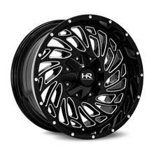 Load image into Gallery viewer, Aluminum Wheels Attack 20x10 6x135/139.7 -19 108 Gloss Black Milled Hardrock Offroad