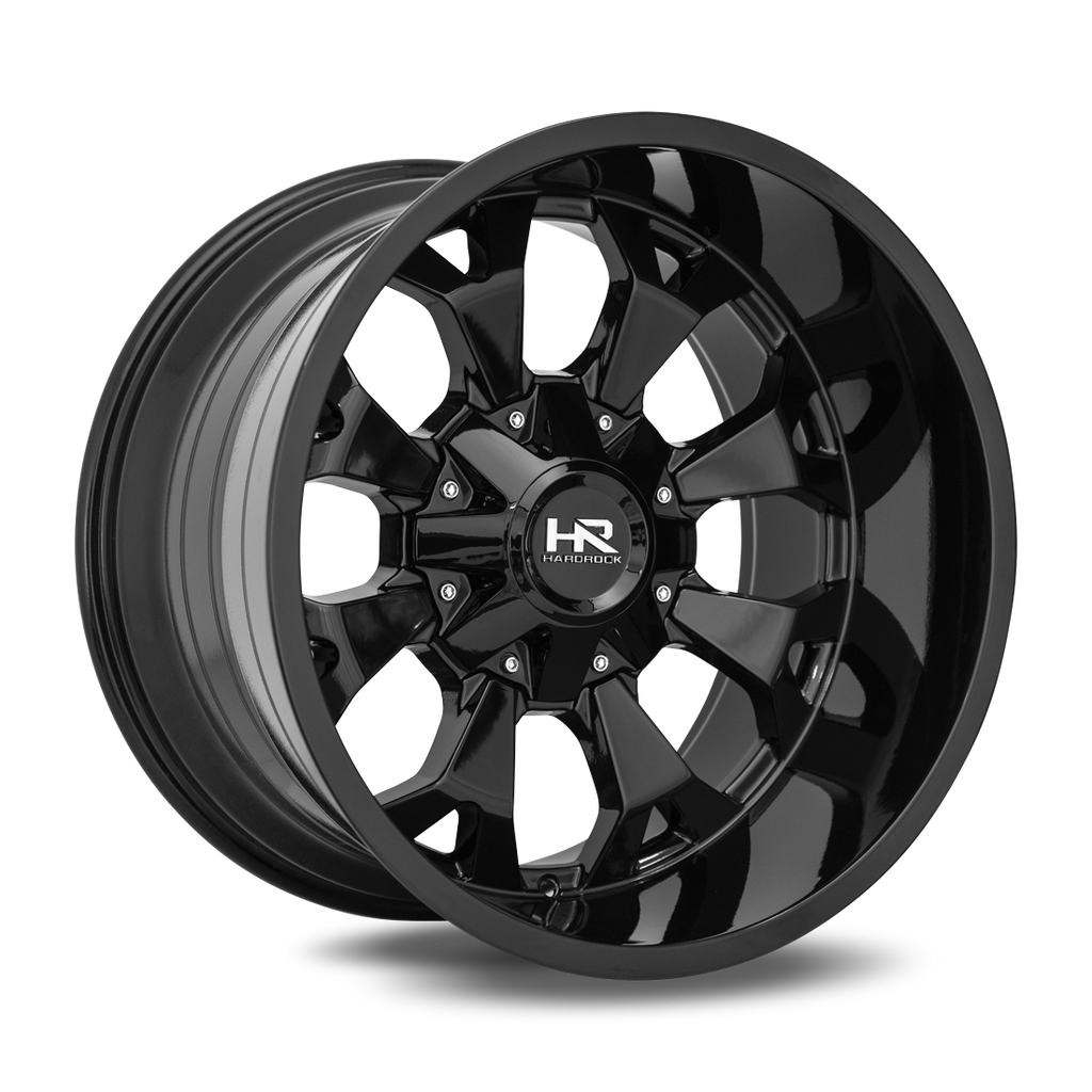 Aluminum Wheels Devastator 20x10 6x135/139.7 -19 108 Gloss Black Hardrock Offroad