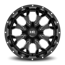 Load image into Gallery viewer, Aluminum Wheels Devastator 20x10 5x127/139.7 -19 87 Gloss Black Milled Hardrock Offroad