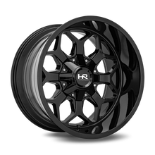 Load image into Gallery viewer, Aluminum Wheels Indestructible 20x10 6x135/139.7 -19 108 Gloss Black Hardrock Offroad