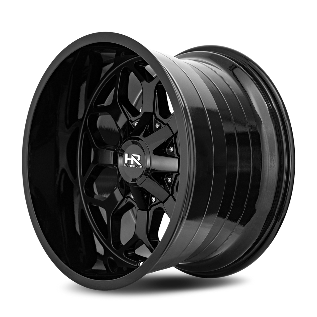 Aluminum Wheels Indestructible 20x10 6x135/139.7 -19 108 Gloss Black Hardrock Offroad