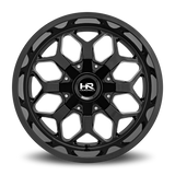 Aluminum Wheels Indestructible 20x10 5x127/139.7 -19 87 Gloss Black Hardrock Offroad