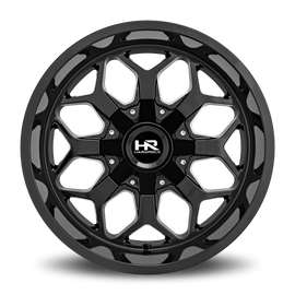 Aluminum Wheels Indestructible 20x12 5x127/139.7 -51 87 Gloss Black Hardrock Offroad