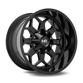 Aluminum Wheels Indestructible 20x12 5x127/139.7 -51 87 Gloss Black Hardrock Offroad