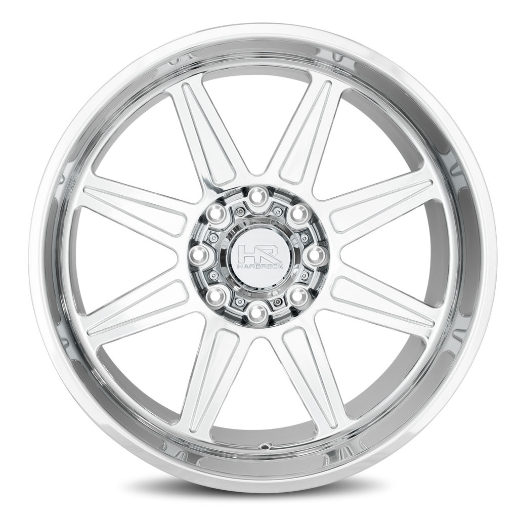 Aluminum Wheels H906 22x12 8x170 -51 125.2 Polish Hardrock Offroad