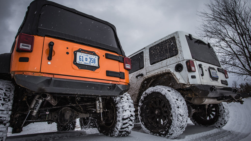 Jeep Wrangler JK Tailgate Plate / License Plate Relocation - CrawlTek Revolution